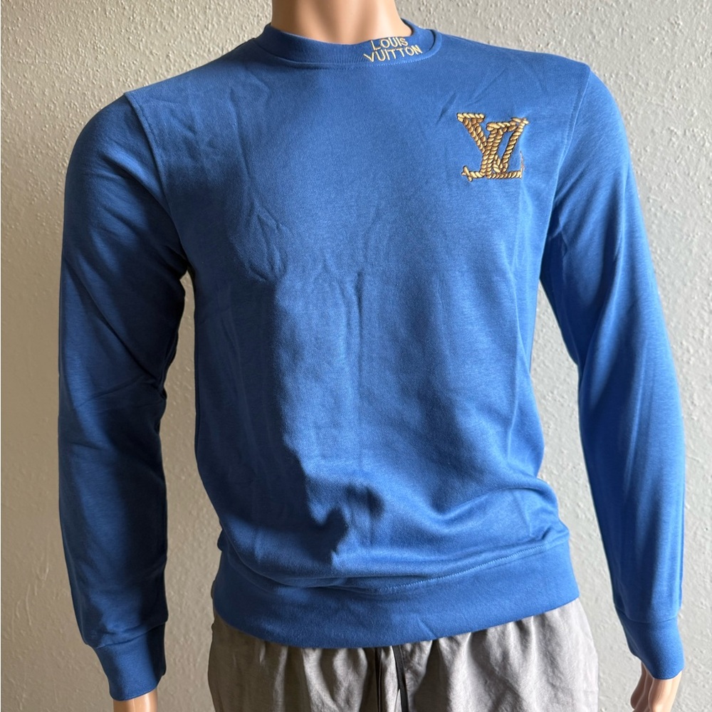 Louis Vuitton Blue Men's Sweater